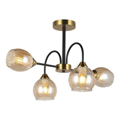 MD.51831-4-S-BK+BR Потолочная люстра IMEX MD.51831-4-S-BK+BR