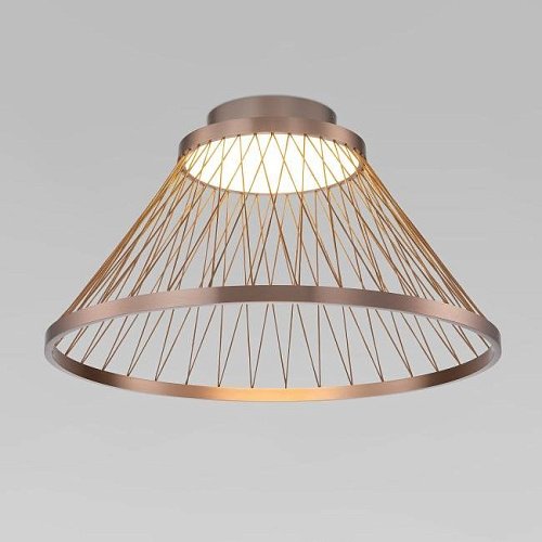 Светильник потолочный Eurosvet Cesta 40019/1 LED коричневый