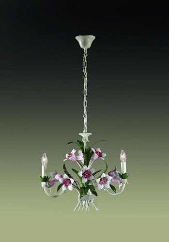 1511/3 Люстра подвесная с цветочками Vergina 1511/3 Odeon Light