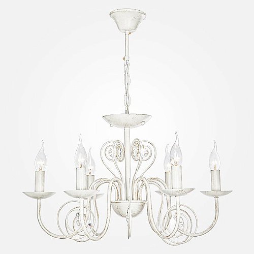 Подвесная люстра Eurosvet Tomas 60018/6 белый с золотом