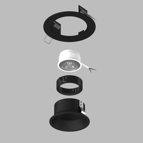 Комплект со светильником Lightstar Domino D61707BMOD