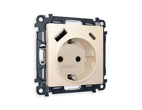 Розетка Ambrella Volt ALFA MA330010
