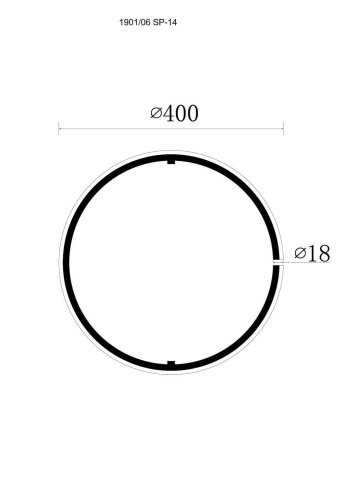 Трековый светильник Divinare Formica 1901/06 SP-14