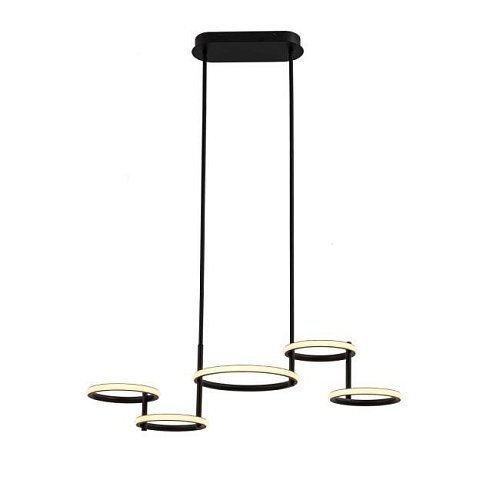 Люстра на штанге Delight Collection MD20001002 MD20001002-5A matt black