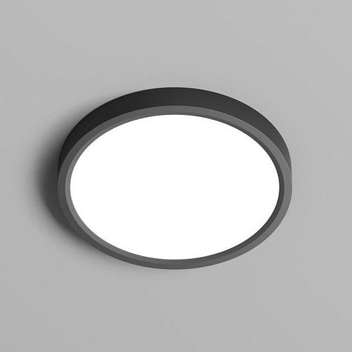 Светильник потолочный Denkirs Thin DK6520-BK