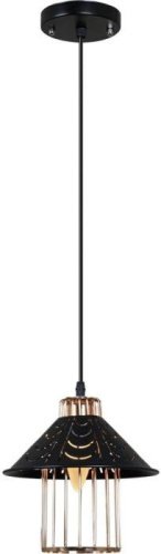 Подвесной светильник 02501-0.9-01 BK+GD