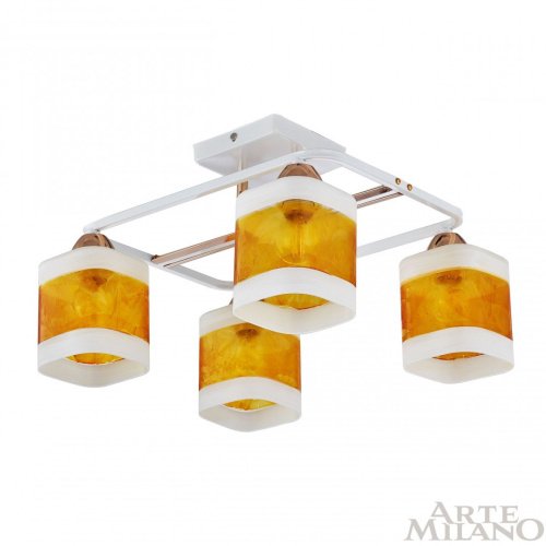 322008/4 WH+FG Потолочная люстра Arte Milano AMALFI 322008/4 WH+FG