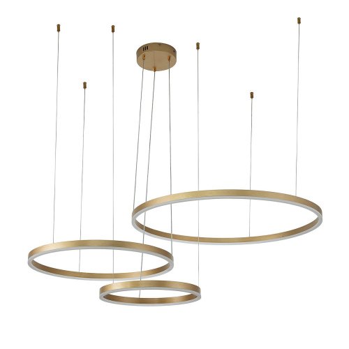 V000013L Подвесная люстра Indigo Galass 14001/3P Gold V000013L