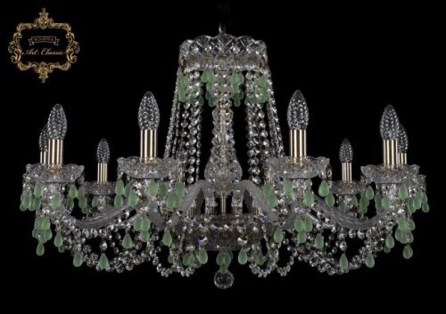 Подвесная хрустальная люстра 11.24 Art Classic 11.24.10.300.Br.V5001