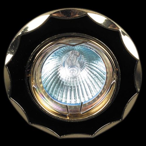 Встраиваемый светильник Reluce 01001-9.0-001AK MR16 BK+GD