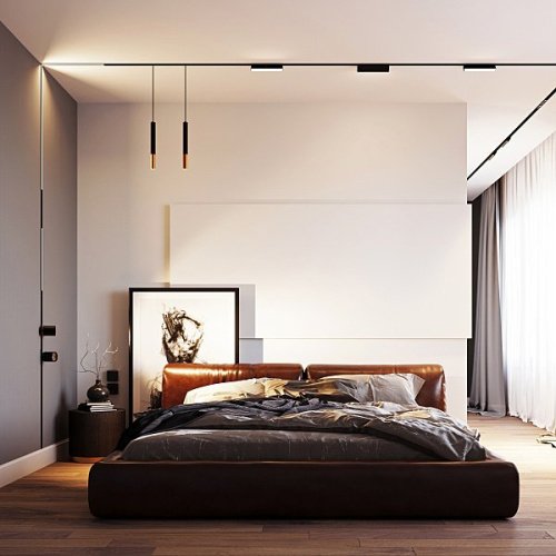 033244 Встраиваемый магнитный трек с фланцем Arlight MAG-25 033244