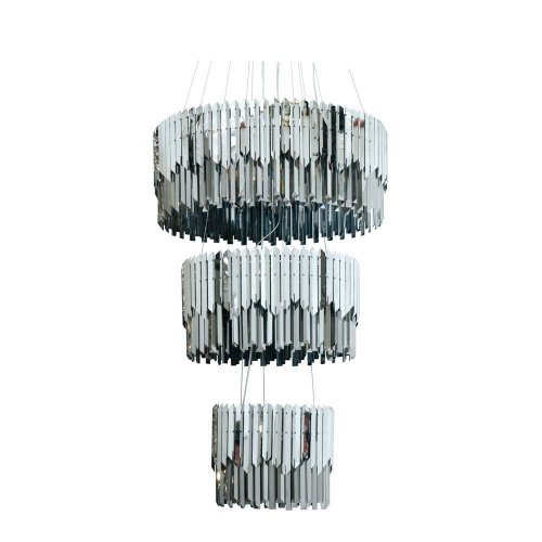 ROBERTO CAVALLI L800+600+400 CH Люстра каскадная AM Group Roberto cavalli ROBERTO CAVALLI L800+600+400 CH