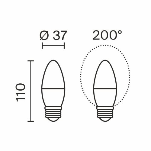 3090 Светодиодная лампочка SIMPLE Voltega 3090
