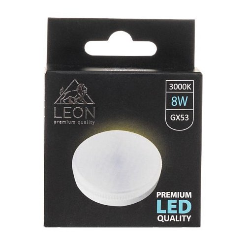 Светодиодная лампа LEON LE-GX53-8W-3000K