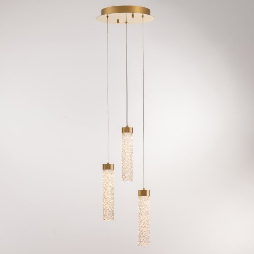 Светильник подвесной Delight Collection MD24030028 MD24030028-3A brass/clear