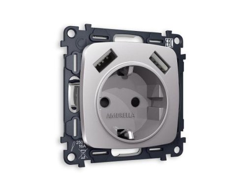 Розетка Ambrella Volt OMEGA MO509010
