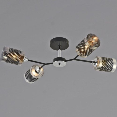 Потолочная люстра 01405-3.3-04B BK+CR