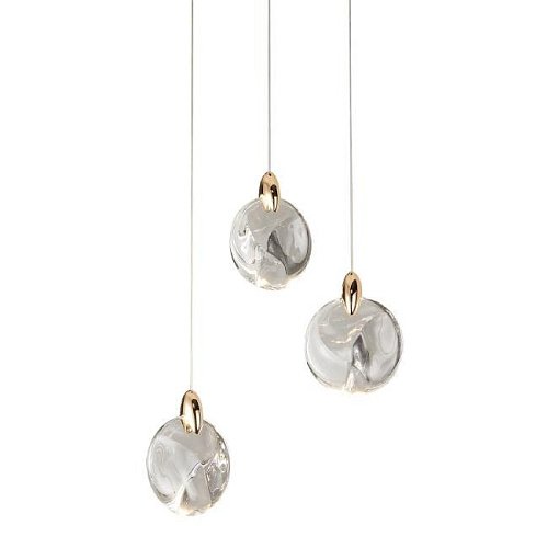 OD2440-3 gold/clear Светильник подвесной Delight Collection OD2440 OD2440-3 gold/clear
