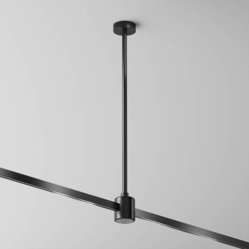 Крепление потолочное Medium 360мм с прямым коннектором питания Flarity Maytoni Accessories for tracks Flarity TRA158C-IPCL1-B