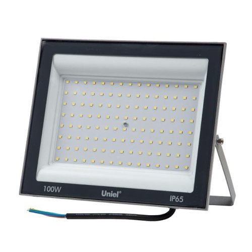 ULF-F23-100W/6500K IP65 160-240V GREY Прожектор уличный Uniel ULF-F23-100W/6500K IP65 160-240V GREY