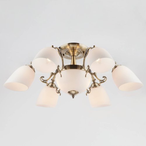 Потолочная люстра Eurosvet Ariele 22010/6+2 античная бронза