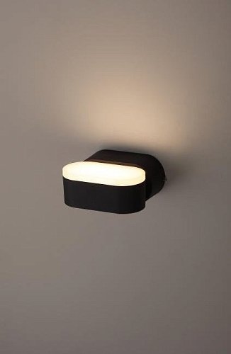 WL9 BK Уличный LED настенный светильник ЭРА WL9 BK
