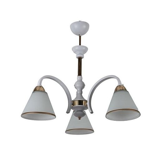 Потолочная люстра ЭкономСвет 10171 10171/3WT+FGD WT+GD