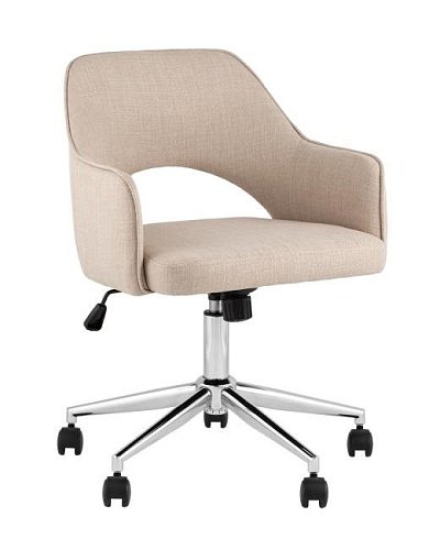 CLARKSON LINEN BEIGE Кресло офисное Stool Group Кларк CLARKSON LINEN BEIGE