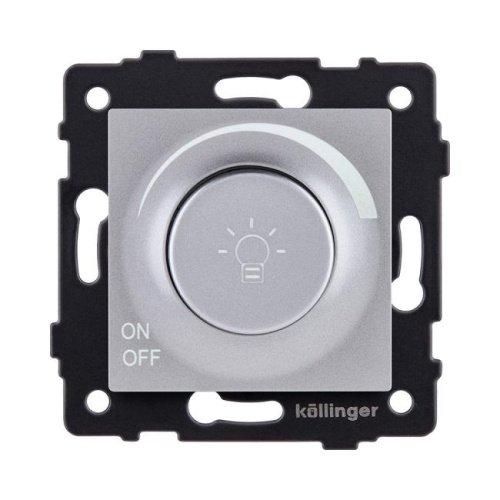 REA-027GY Светорегулятор универсальный 500W, серый Kollinger REA-027GY для Aspekt, Eleganz, Reflex