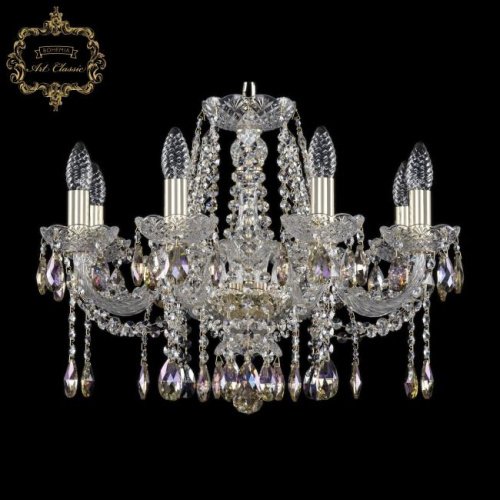 11.12.8.195.Gd.Sp.K801 Подвесная хрустальная люстра 11.12 Art Classic 11.12.8.195.Gd.Sp.K801