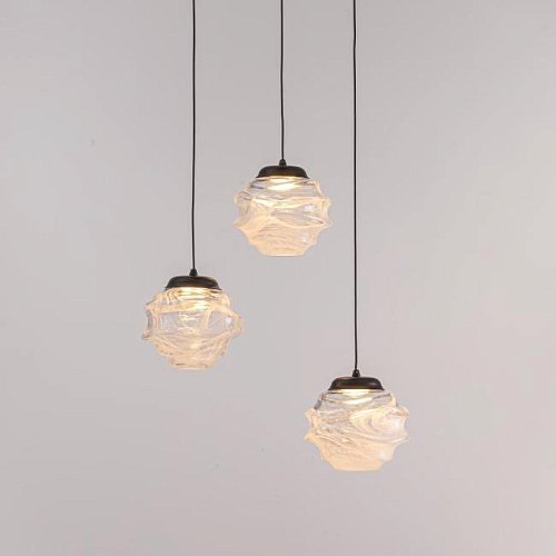 MD25030003-3A matt black/clear Светильник подвесной Delight Collection MD25030003 MD25030003-3A matt black/clear