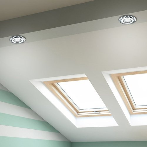 Встраиваемый светильник с узорами Ligna 370273 Novotech