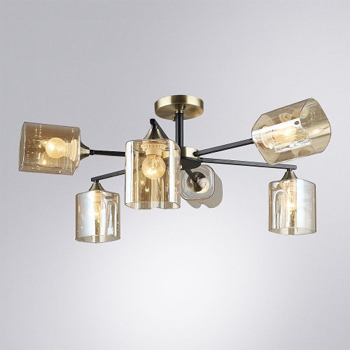 Потолочная люстра Arte Lamp Merci A4185PL-6BK