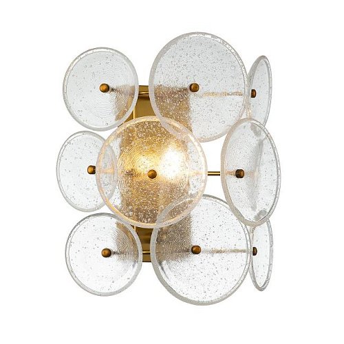 V000019 Настенное бра Indigo Soffio 12020/1W Gold V000019
