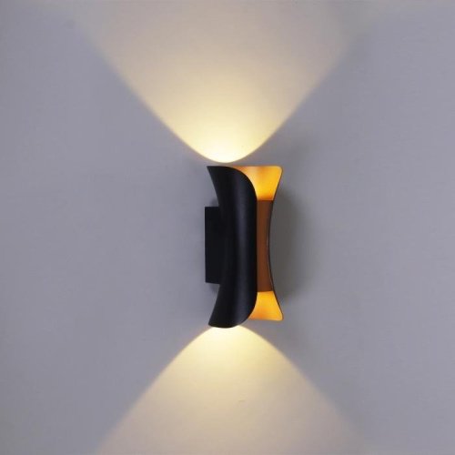 Архитектурная подсветка 86852-9.2-002KT LED2*5W BK+GD