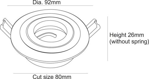 Встраиваемый светильник Deko-Light Built-in 110222