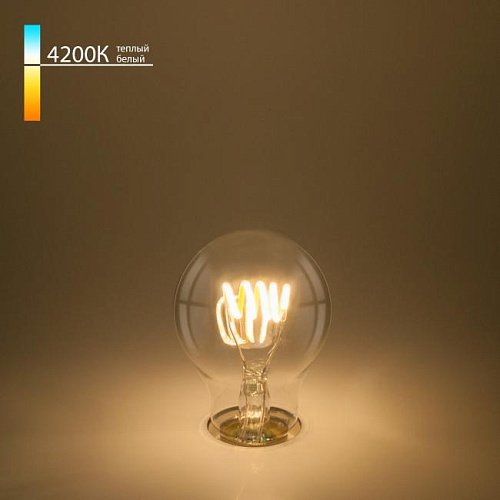 Classic FD 6W 4200K E27 (A60 спираль прозрачный) ( BLE2708) Светодиодная лампа Elektrostandard Classic FD 6W 4200K E27 (A60 спираль прозрачный) ( BLE2708)