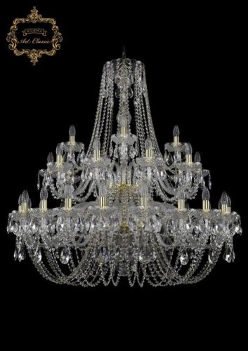 11.11.20+10+5.400.2d.Gd.Sp Подвесная хрустальная люстра 11.11 Art Classic 11.11.20+10+5.400.2d.Gd.Sp