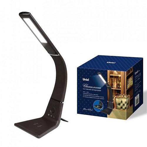 TLD-565 Brown/LED/360Lm/3000-6000K/Dimmer/WR Настольная лампа Uniel TLD-565 Brown/LED/360Lm/3000-6000K/Dimmer/WR