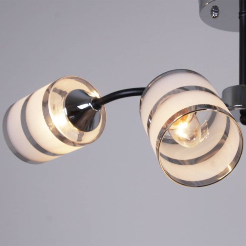 Потолочная люстра Reluce 45360-0.3-04 BK+CR