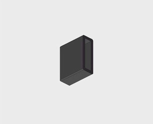 IT010-4014 black Заглушки (комплект 2шт) к системе FANTOM Italline IT010-4014 black
