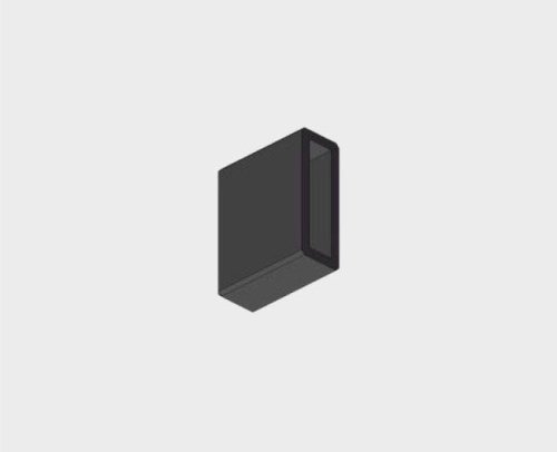 Заглушки (комплект 2шт) к системе FANTOM Italline IT010-4014 black