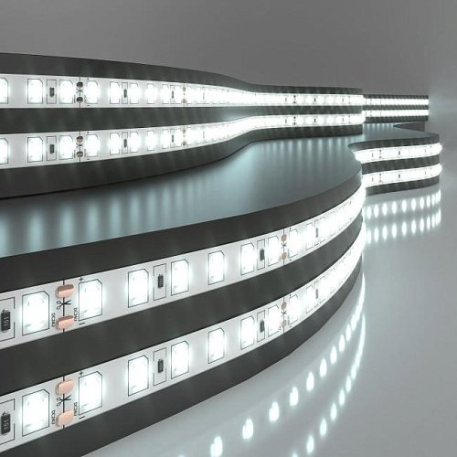 Лента светодиодная 120Led 9,6W IP20 6500K холодный белый (2835 24V 120Led 9,6W IP20) LED лента Elektrostandard 24V 9,6W IP20 Лента светодиодная 120Led 9,6W IP20 6500K холодный белый (2835 24V 120Led 9,6W IP20) a052961