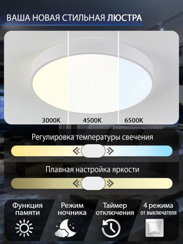 Светильник потолочный Natali Kovaltseva LED LAMPS 81111/5C