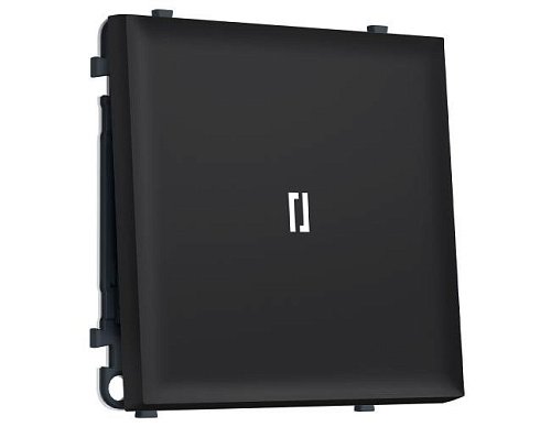 MS982015 MS982015 Комплект механизма 1-кл выключателя с подсветкой 5600K SIGMA Черный Мягкое касание 10A-250V QUANT PRO (SP9820, PR101, G14W)