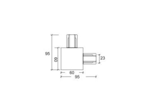 00-00004909 Коннектор Однофазный трек SWG Standard 00-00004909