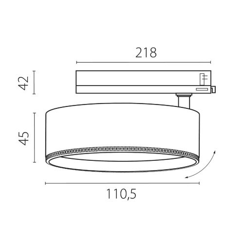 A5637TRIAC Трековый светильник Lightstar Alta Pro A5637TRIAC