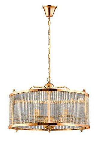 TADEO SP6 D600 GOLD/TRANSPARENTE Подвесная люстра Crystal Lux Tadeo TADEO SP6 D600 GOLD/TRANSPARENTE