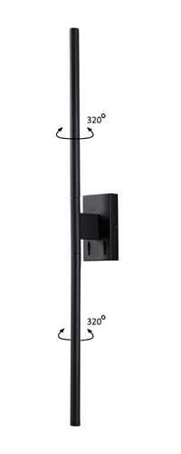 LARGO AP12W BLACK Настенное бра Crystal Lux Largo LARGO AP12W BLACK