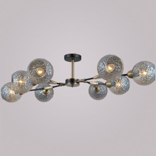 IL0253-8CSQ-79 BK AB Потолочная люстра ILLUMICO IL0253-8CSQ-79 BK AB